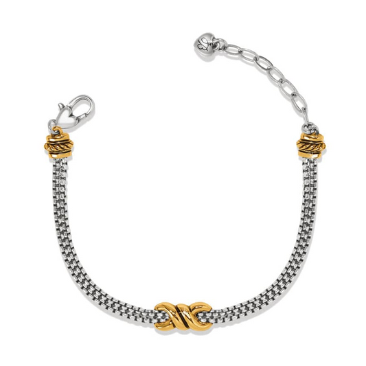 Brighton Interlok Twist 2tn Double Bracelet
