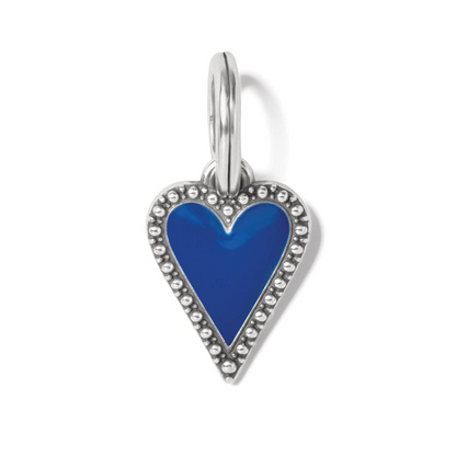 Brighton Dazzling Heart Charm Blue