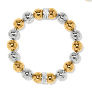 Brighton Meridian Silver/Gold Stretch Bracelet