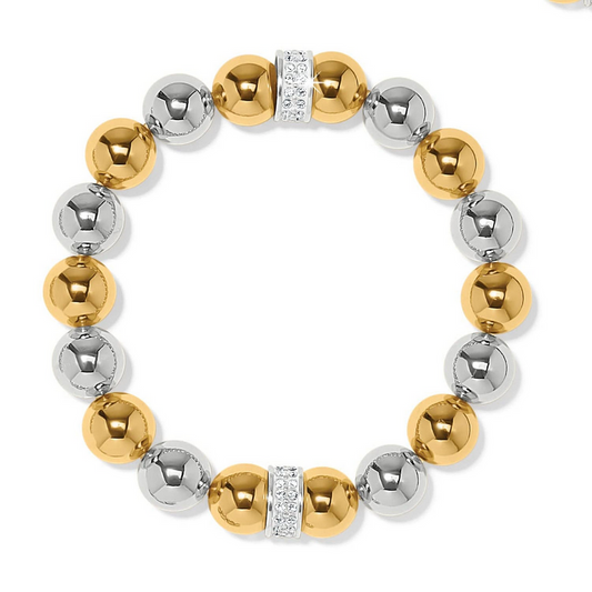 Brighton Meridian Silver/Gold Stretch Bracelet