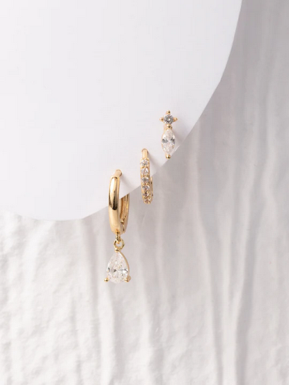 Finn Earrings  Set of 3