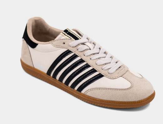 ShuShop Stevie Black Stripe Sneakers
