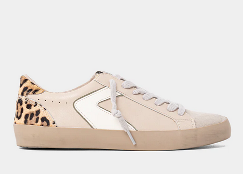 ShuShop Robbie Leopard Detail Sneaker