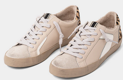 ShuShop Robbie Leopard Detail Sneaker