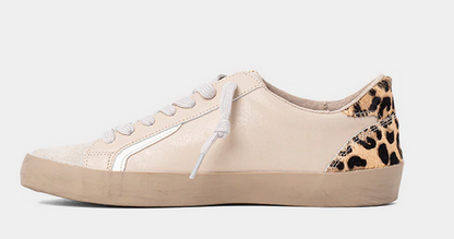 ShuShop Robbie Leopard Detail Sneaker