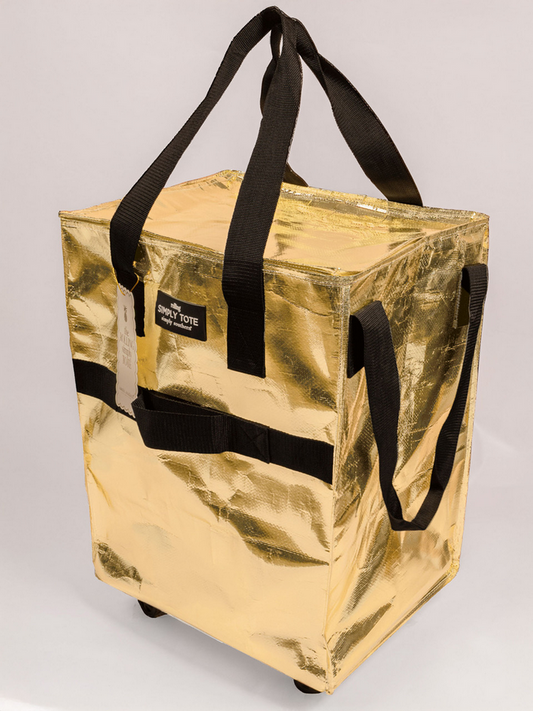 Simply Southern Gold Rolling Tote