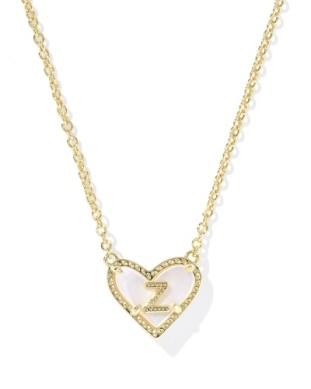 Kendra Scott Heart Letter  Pndt -- Z
