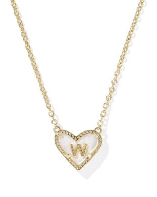 Kendra Scott Heart Letter  Pndt -- W