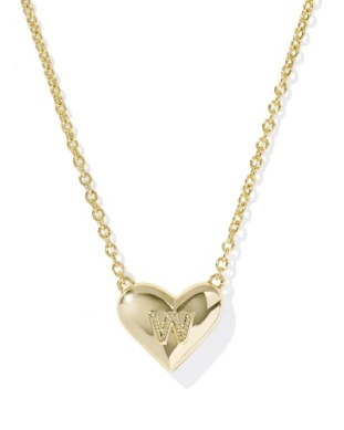 Kendra Scott Heart Letter  Pndt -- W