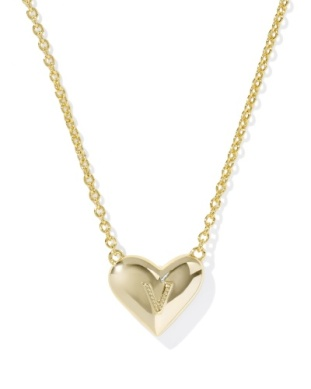 Kendra Scott Heart Letter  Pndt -- V