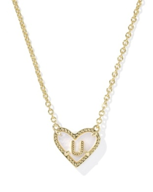 Kendra Scott Heart Letter  Pndt -- U