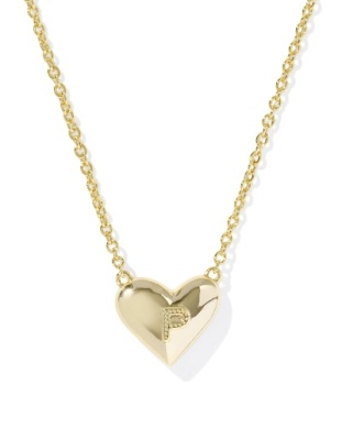 Kendra Scott Heart Letter  Pndt -- P