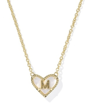 Kendra Scott Heart Letter  Pndt -- M