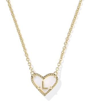 Kendra Scott Heart Letter  Pndt -- L