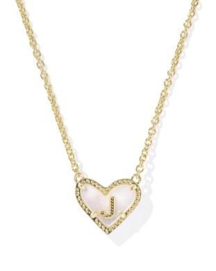 Kendra Scott Heart Letter  Pndt -- J