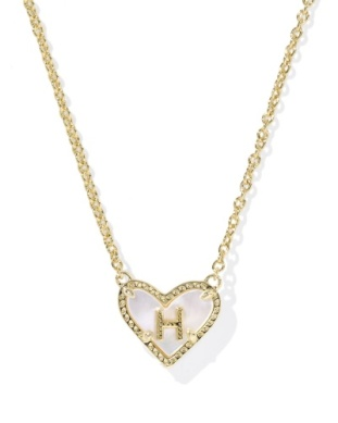 Kendra Scott Heart Letter  Pndt -- H