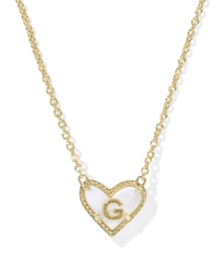 Kendra Scott Heart Letter  Pndt -- G
