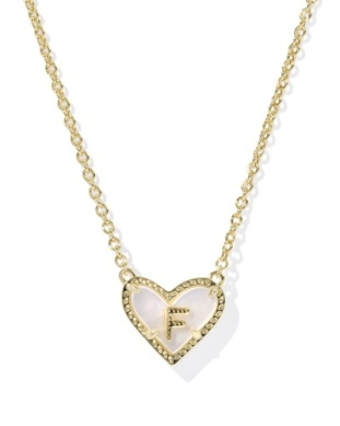 Kendra Scott Heart Letter  Pndt -- F