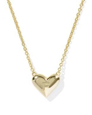 Kendra Scott Heart Letter  Pndt -- F
