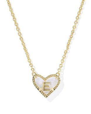 Kendra Scott Heart Letter  Pndt -- E