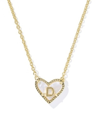 Kendra Scott Heart Letter  Pndt -- D