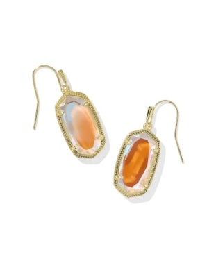 Kendra Scott Dani Earring -- Gold Dichroic