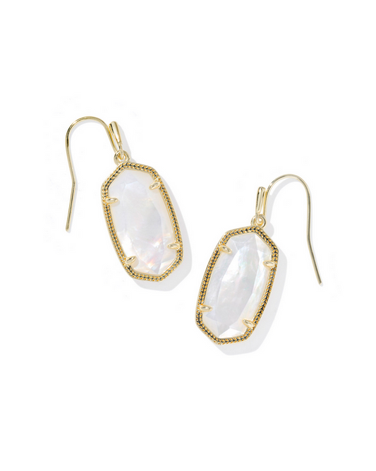 Kendra Scott Dani Earring -- Gold MOP