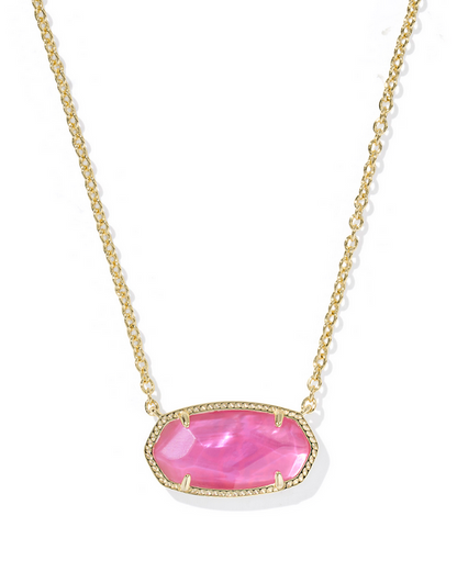 Kendra Scott Elisa Stmt Necklace -- Gold Azalea