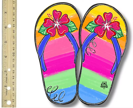 DK Flip Flop Mini Sign