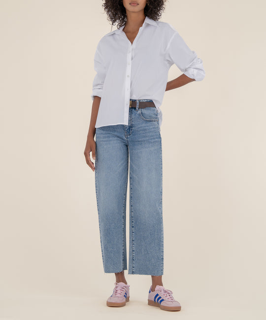 Kut Gwen Acute High Rise Wide Leg Denim