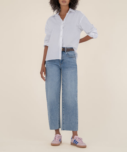 Kut Gwen Acute High Rise Wide Leg Denim