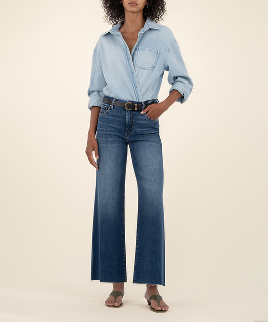 Kut Inexhaustible Meg Wide Leg Denim