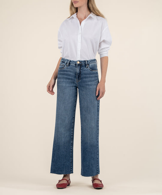 Kut Meg Family High Rise Wide Leg Denim