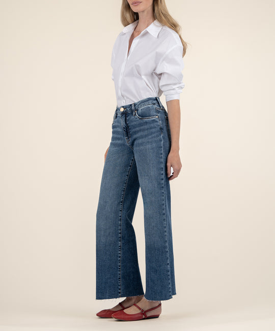Kut Meg Family High Rise Wide Leg Denim