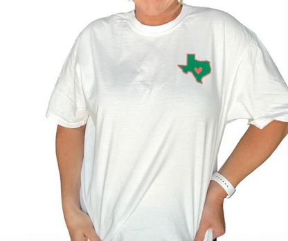Texas Strong Pink/Green Tee
