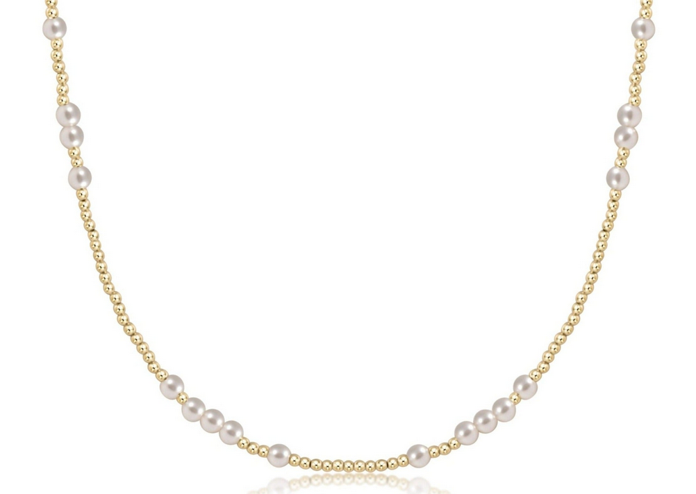 Enewton 17" Choker Hope Unwritten 4mm Pearl
