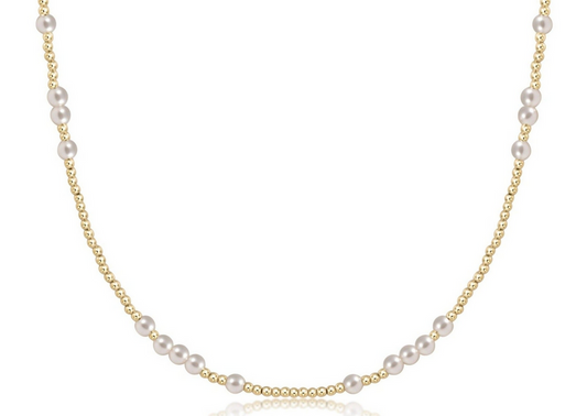 Enewton 17" Choker Hope Unwritten 4mm Pearl
