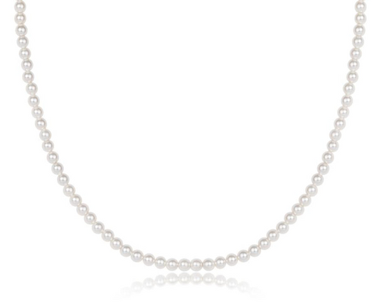 Enewton 15in Choker Classic Pearl 3mm Bead Necklace