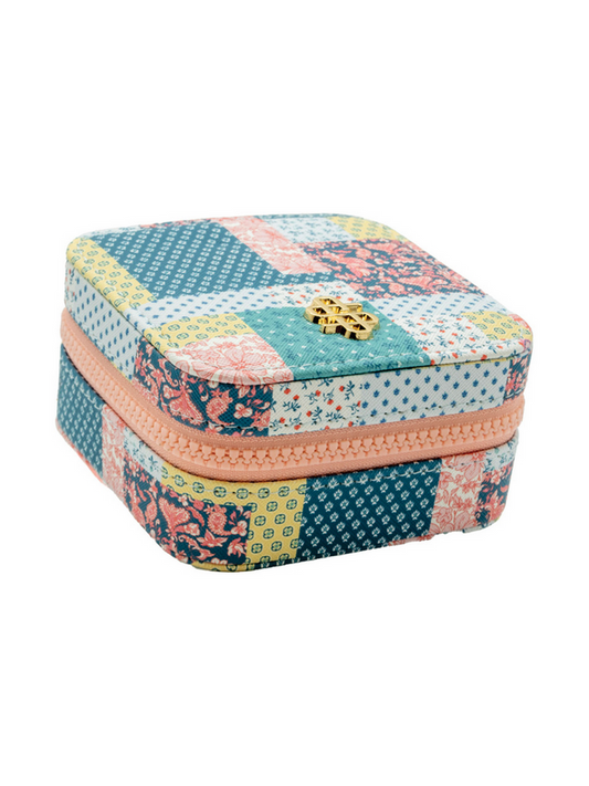 Quilt Pattern Square Jewelry Case