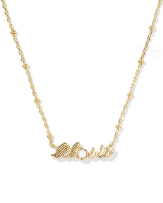 Kendra Scott Lil Sis Gold Freshwater Pearl Short Pendant Necklace