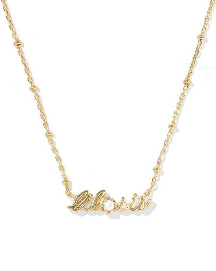 Kendra Scott Lil Sis Gold Freshwater Pearl Short Pendant Necklace