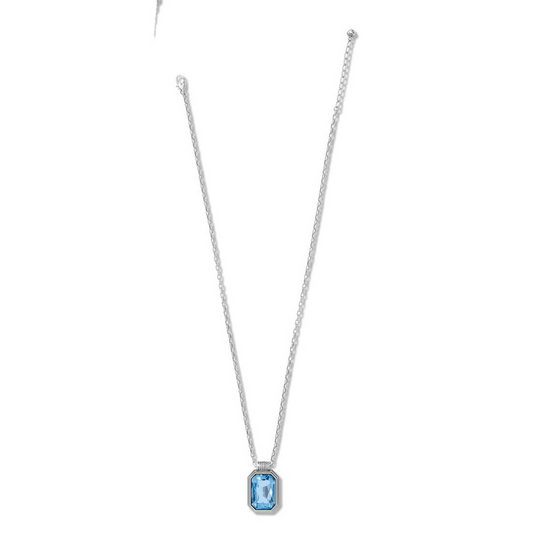 Brighton Meridian Aurora 67 Silver Aqua Necklace