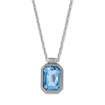Brighton Meridian Aurora 67 Silver Aqua Necklace