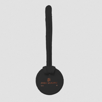 JH #1411 Treasure Tag - Black Leather