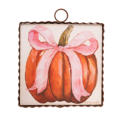 RTC Mini Gallery Pink Ribbon Pumpkin