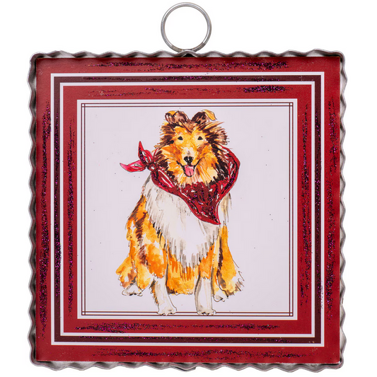 RTC Mini Beck's Collie Dog Sign