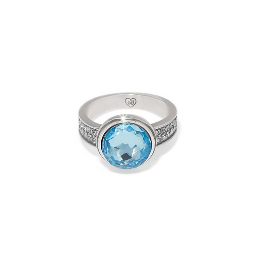 Brighton  Silver-Aqua Meridian Aurora Ring