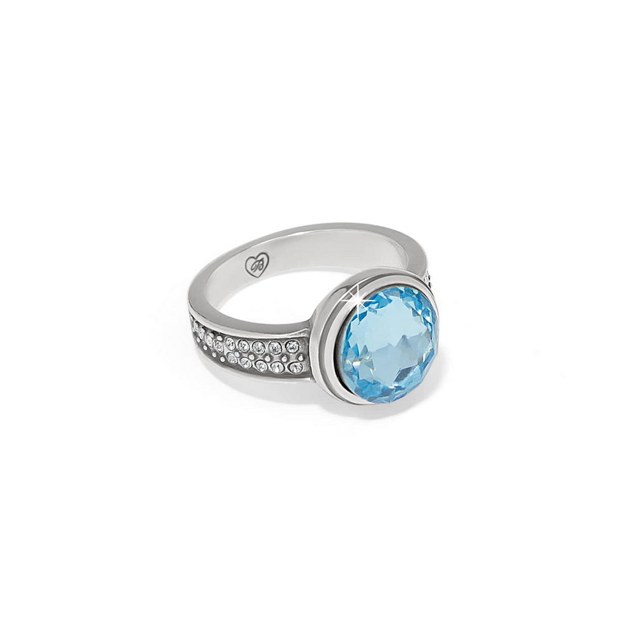 Brighton  Silver-Aqua Meridian Aurora Ring