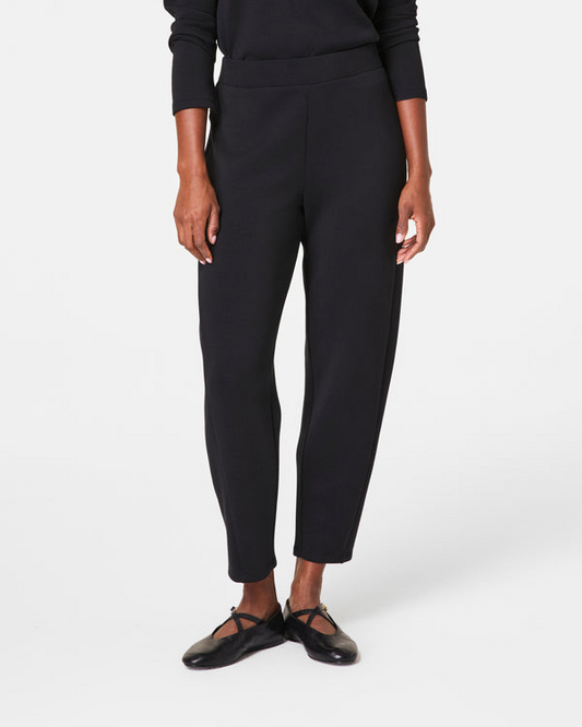 Spanx Air Essential Black Barrel Leg Pants