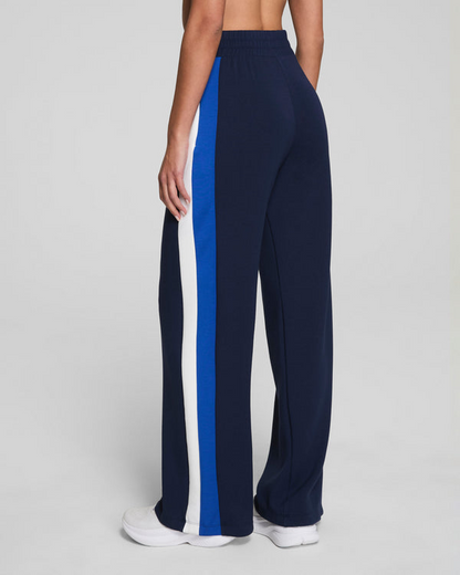 Spanx Timeless Navy Colorblock Wide Leg Pant